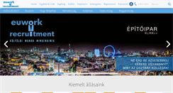 Desktop Screenshot of euwork.hu