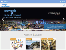 Tablet Screenshot of euwork.hu